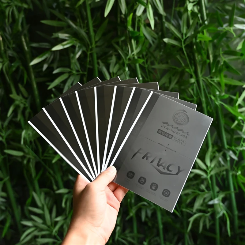 VORMIR 50pcs Filme De Privacidade UV Film Nano Glass Screen Protectors for Curved Screen Mobile Phone Hydrogel Movies Machine