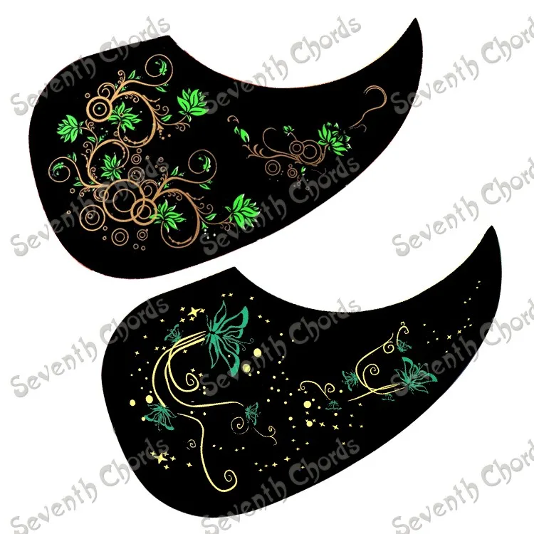 

2 шт., декоративные панели для акустической гитары, 40/41 дюйм