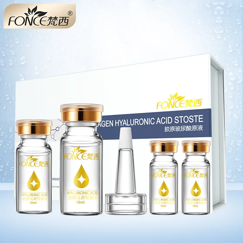 

Fonce Hyaluronic acid ampoule box collagen peptide water replenishing moisturizing essence skin care product original solution