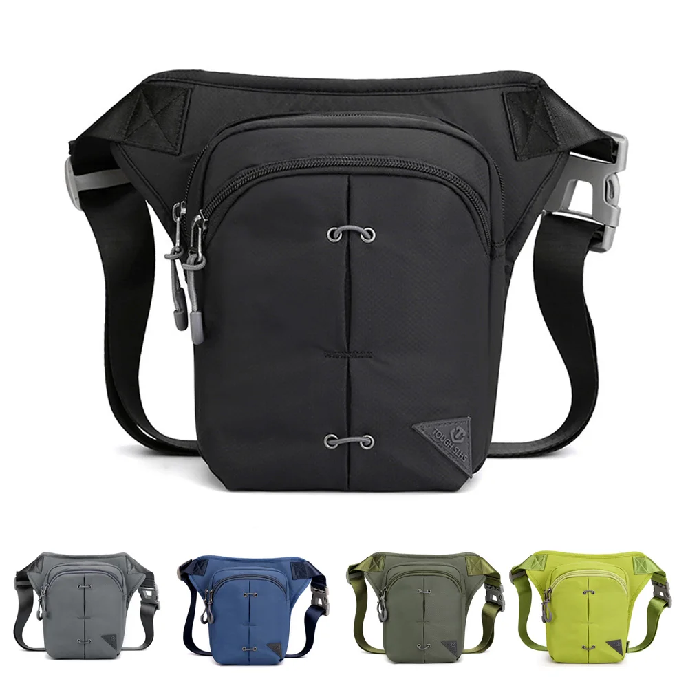 

Leg Pack Bag Male Rider For Body Assault Belt Motorcycle Cross Thigh Hip Nylon Men Messenger Travel Drop Bags Fanny Waist