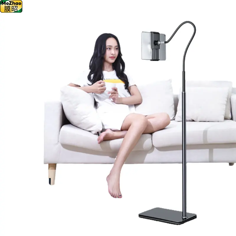 

MoZhao Floor Lazy Ipad Stand Support Frame Mini6 Bed Mobile Phone Holder Universal Ipadpro Clip Lying Watch Phone Stands
