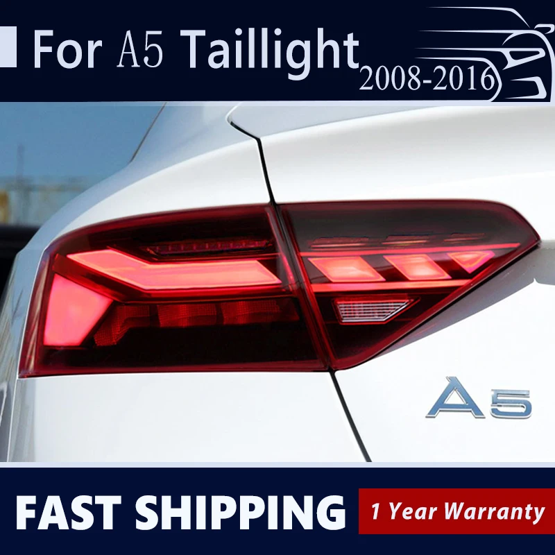 

Car Styling Taillights For AUDI A5 2008-2016 S5 All LED Animation Dynamic Running Turning Signal Lamps Auto Accessories