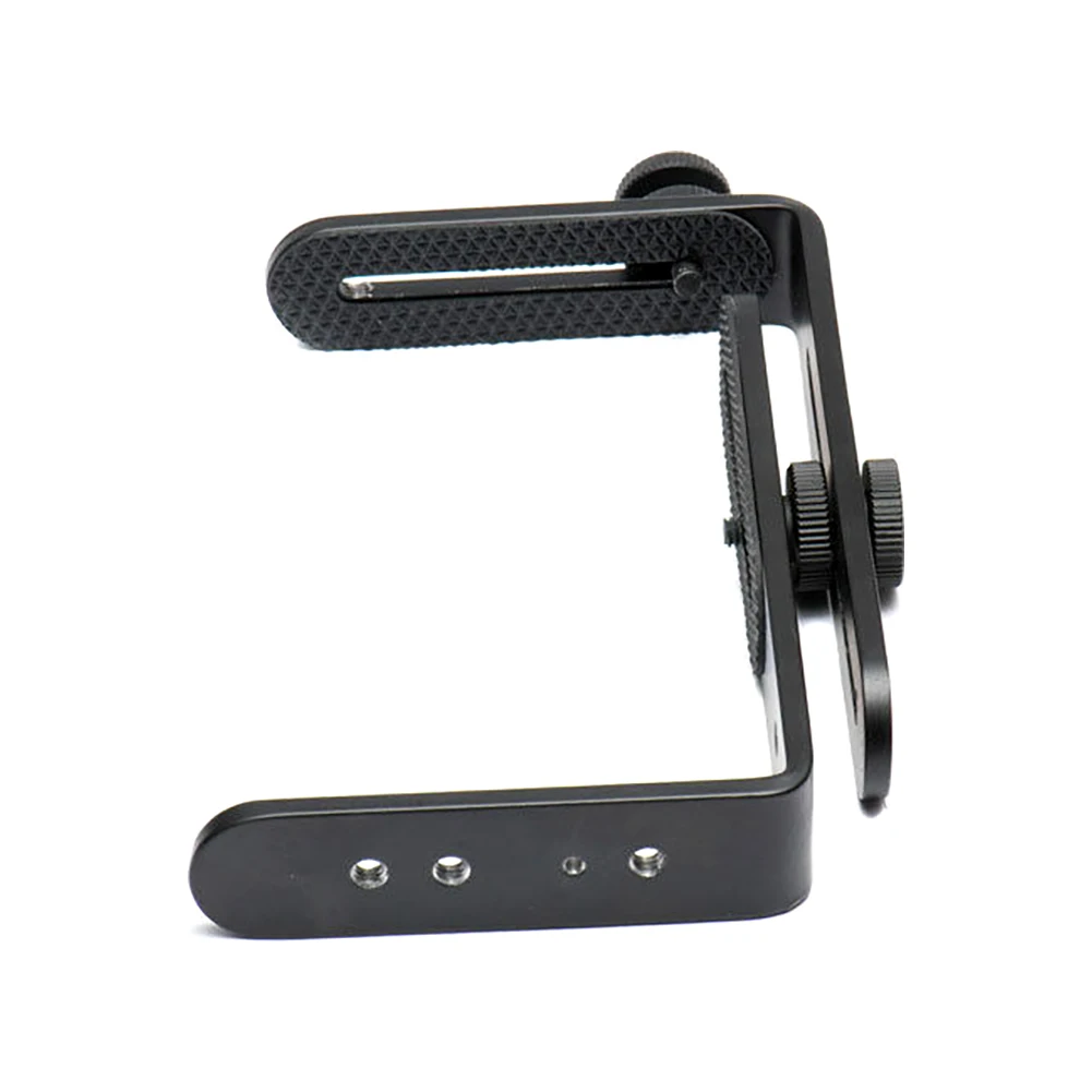 

LED Light Adapter Metal Holder Practical Photography Accessories Double L Bracket Durable Adjustable For DSLR Camera Flash Unit