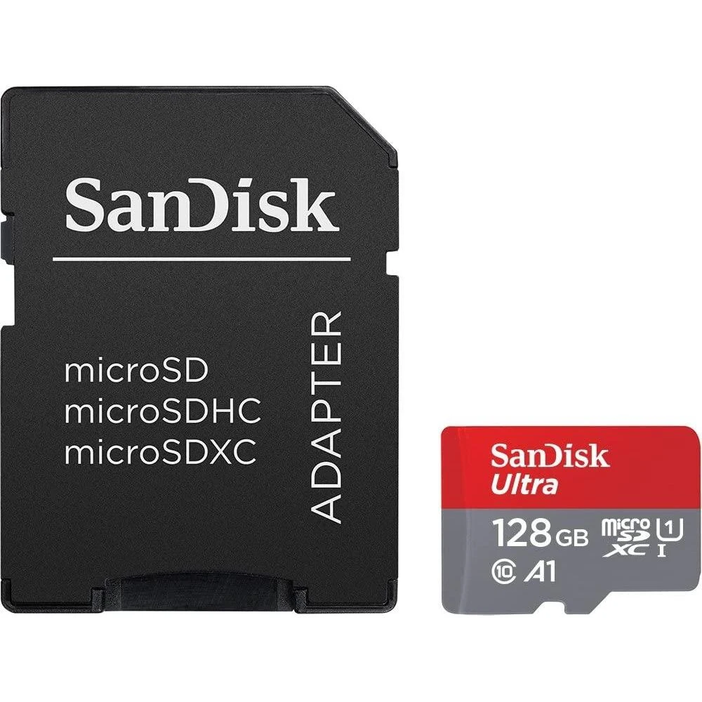 Карта памяти Sandisk SDSQUA4-128G-GN6MA 128 Гб microSDXC класс 10 UHS-I U1 А1 Чт/З-120/45 Мб/с |