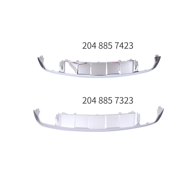 A 2048857423 2048857323 Задний бампер хромированная отделка спойлер диффузор для Mercedes Benz GLK