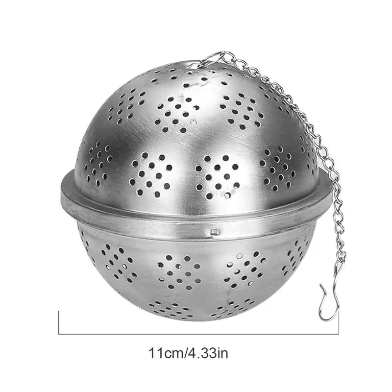 

Tea Filter Stainless Steel Strainer Ball Infuser Ball Coffee Soup Tea Leaf Herb Spice Diffuser Cooking Brewing Tool