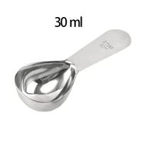 304 stainless steel coffee spoon with scale household milk powder coffee kitchen seasoning cornstarch measuring spoon accessorie