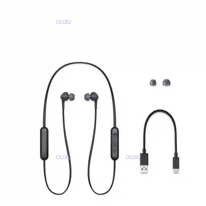 Фото Беспроводные Bluetooth-наушники OLOIU с сабвуфером, совместимые с Sony WI-XB400, с креплением на шею [Аудиоаксессуары] №2