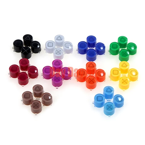 5 комплектов для замены контроллера PS5, пластиковые кристаллы ABXY, кнопка триггера, запасная часть для Playstation 5, геймпад