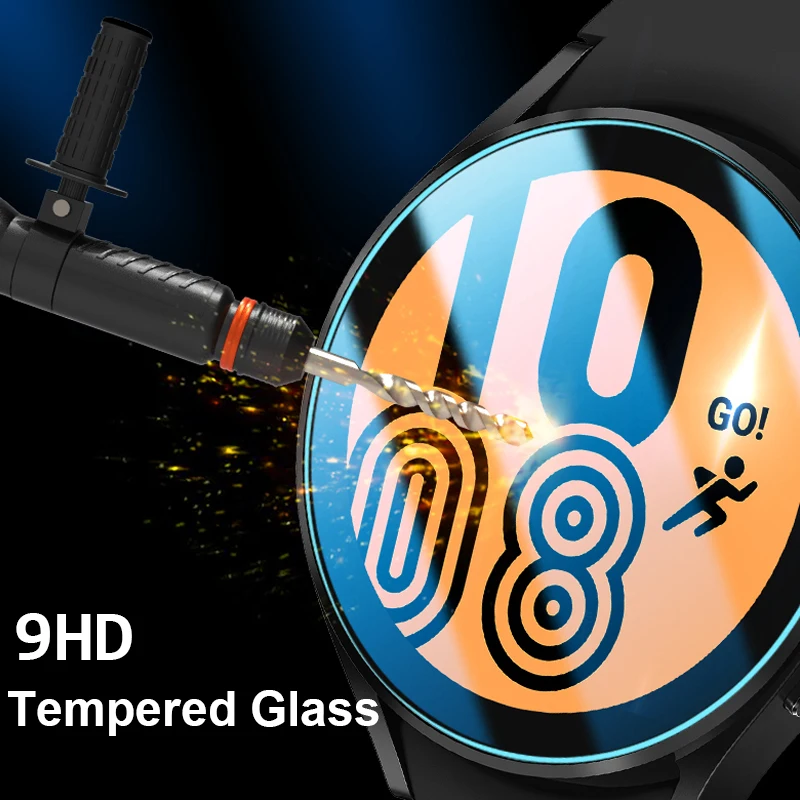 

Tempered Glass Film for Galaxy Watch 4 40mm 44mm 9 HD Clear Full Screen Protector samsung Glaxy watch 4 Classic 46mm 42mm Strap