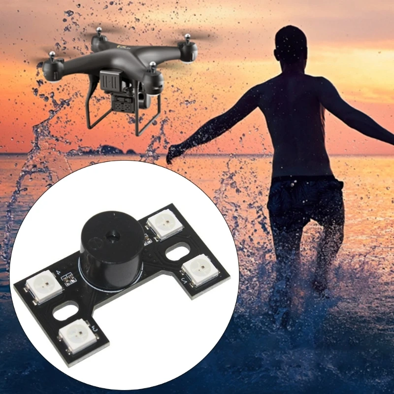 

WS2812B LED Tail Light with Buzzer for F3 F4 F7 Flight Controller FPV-Drones Dropship