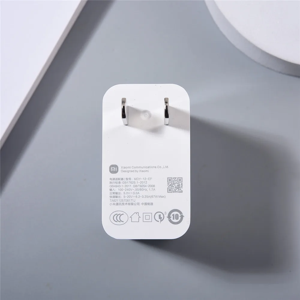 Оригинальное зарядное устройство Xiaomi 67 Вт, адаптер для быстрой зарядки с европейской и американской вилкой, 6 А, кабель Type-C для Xiaomi 12, 11, POCO X5, X4 Pro, Redmi Note 9, 10 Pro