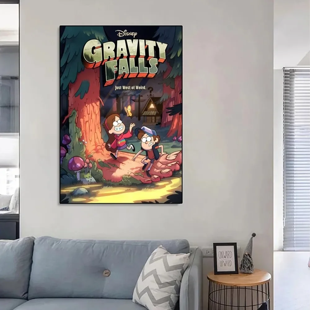G-Gravity's Cartoon Falls винтажный стиль плакат-наклейка для украшения дома и