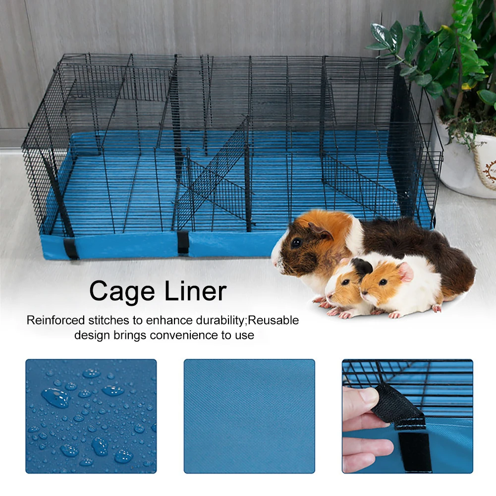 

Для средних морских свинок, кроликов, хомбов, подкладка для защиты от грязи, съемная легко очищается, аккуратная, прочная, многоразовая