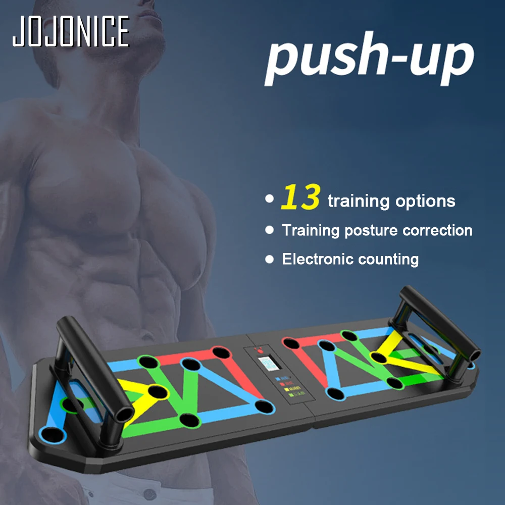 

13 in 1 Electronic Counting Push-up Board Multifunctional Push-Up Rack Stands Training Muscle Workout Gym Fitness Equipment