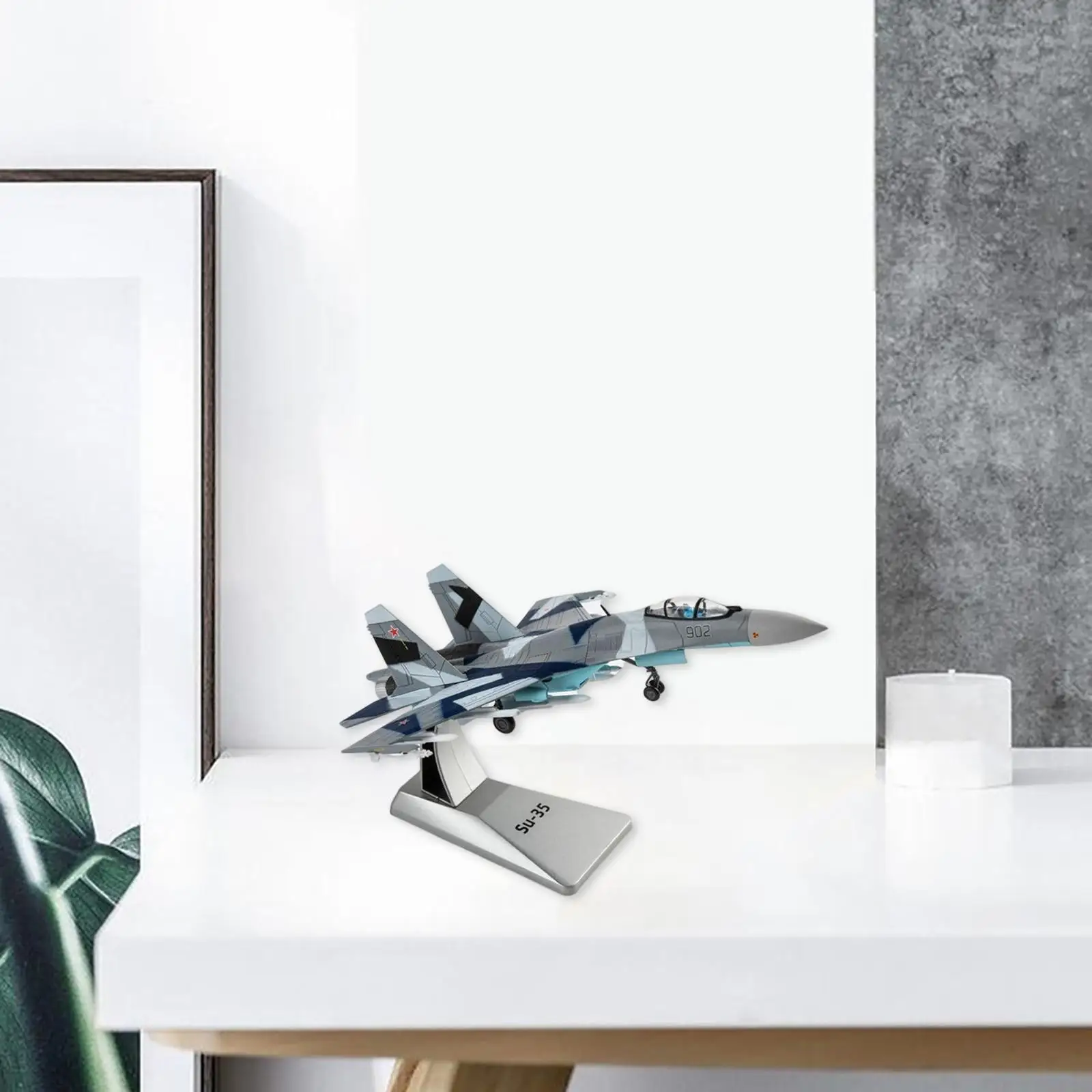 

Airplane Model, with Stand Diecast Model for Countertop Room Decor