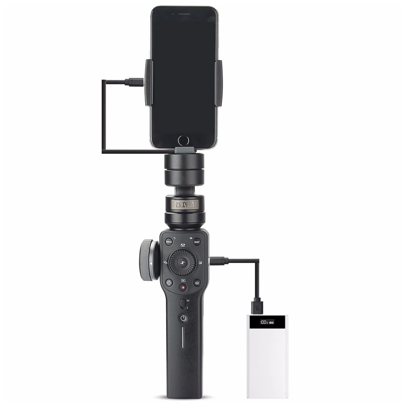 Zhiyun Smooth 4 3-осевой Ручной Стабилизатор для смартфона iPhone 11 12 Pro XS X 8 7 Plus Samsung Galaxy S8 + S7