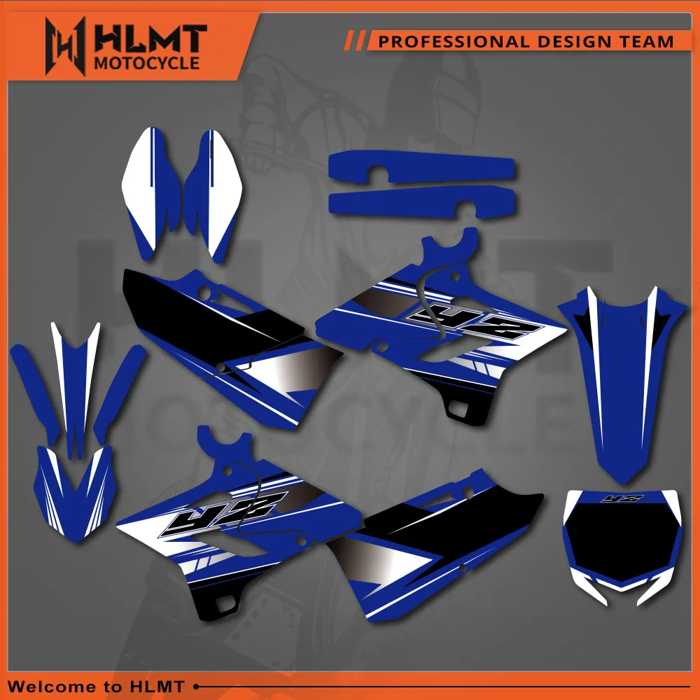 HLMT Custom Team графические фоны наклейки Набор наклеек для YAMAHA 2015 2016 2017 2018 YZ125-250