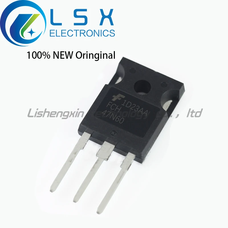 

New/5pcs FCH47N60 FCH47N60F or FCH47N60N FCH47N60NF 47N60 TO220 Original On stock