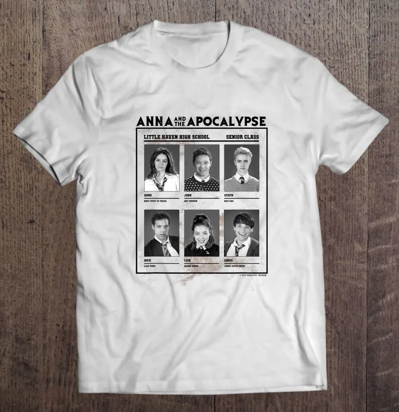 

Anna And The Apocalypse Little Haven High School Seniors T Shirt Shirt Men's Clothes Men's T-Shirt Big Size Boys Cotton Men