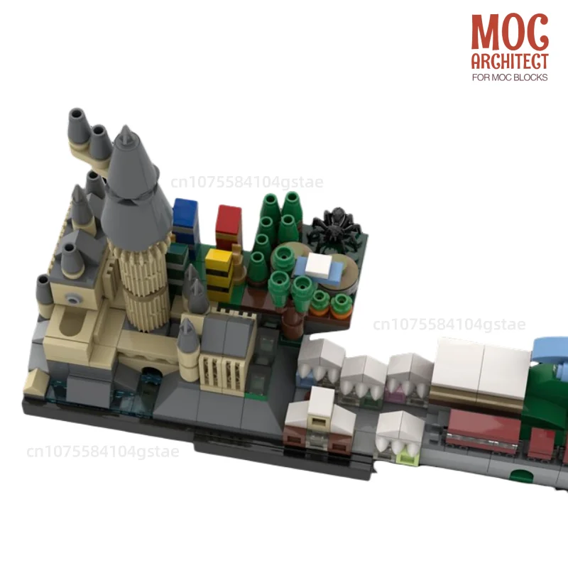 MOC-22348 • 621 шт.-архитектурная серия-популярная сцена и строительство-лучшая