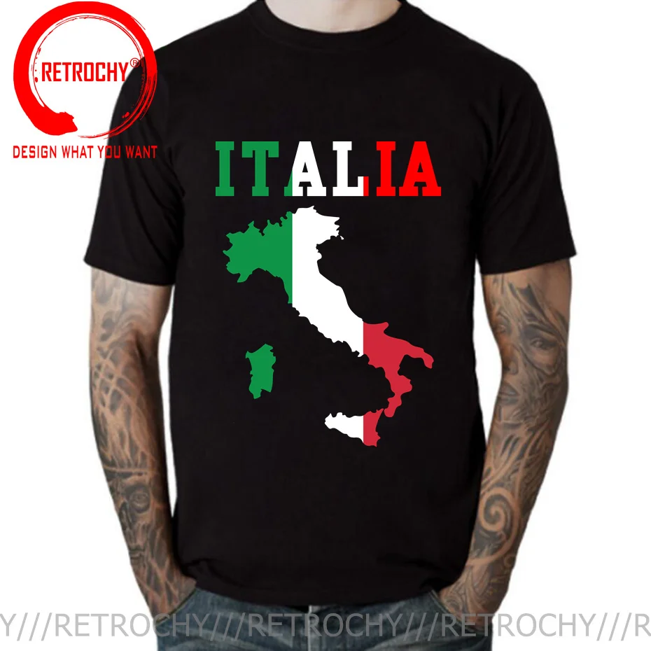 

Funny Italia Italy Flag Map Italian Italiano Family Gift T-Shirt 2023 New Printed Design T Shirt Man Cotton Men Tops Tee T-shirt