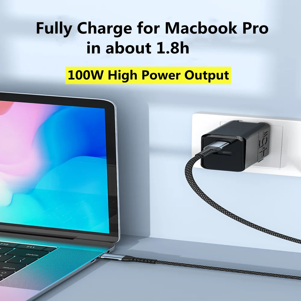 Кабель Olaf USB C к Type для MacBook Pro iPad Быстрая зарядка 4 0 PD 100 Вт Xiaomi 10 Samsung S20 шнур - купить