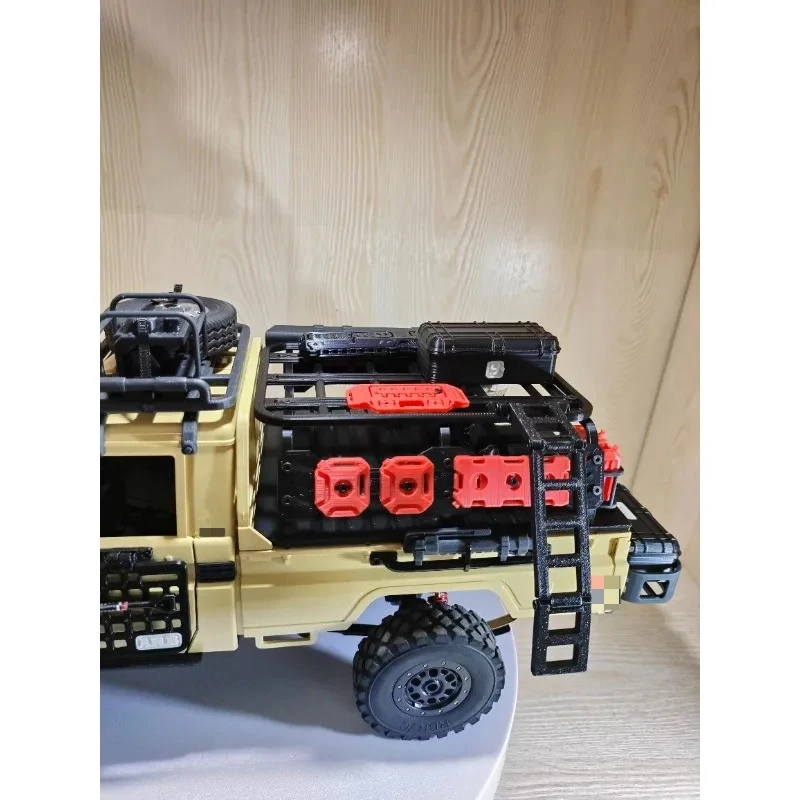 Фото Комплект для модификации заднего защитного бруса RC Off-Road для модели MN82 в масштабе 1/12, декоративная рама для имитации внедорожника, аксессуары для модернизации RC автомобиля. №5