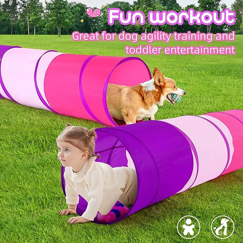 

Kids Toys Crawling Tunnel Educational Training Tent Children Outdoor Indoor Toy Tube Baby Boys Girls Best Birthday Gift