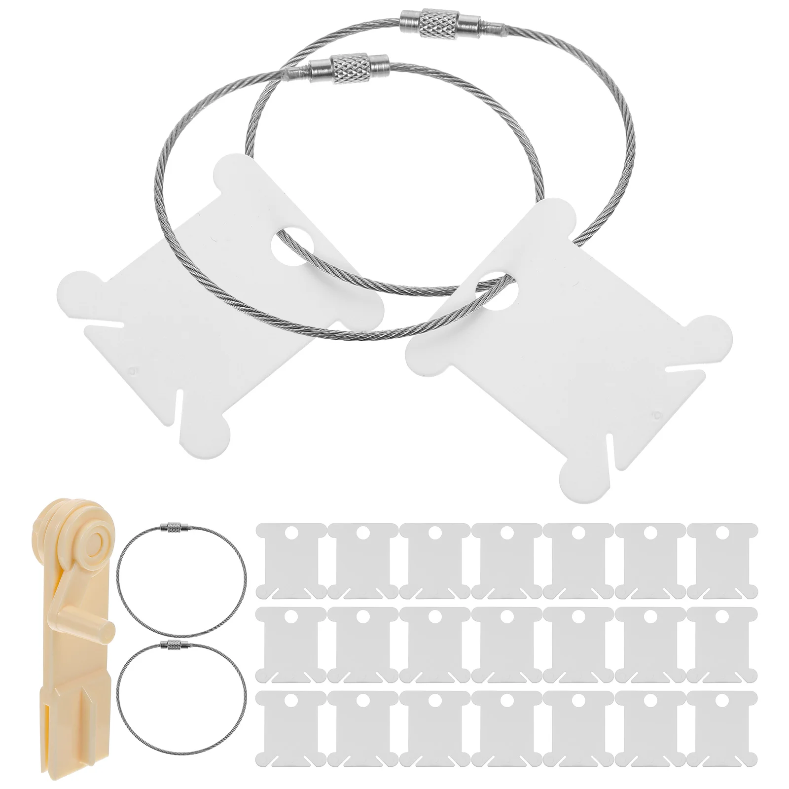 

Cross Stitch Around Board Braid Tool Yarn Bobbins Household Thread String Plate Plastic Embroidery Bobbins