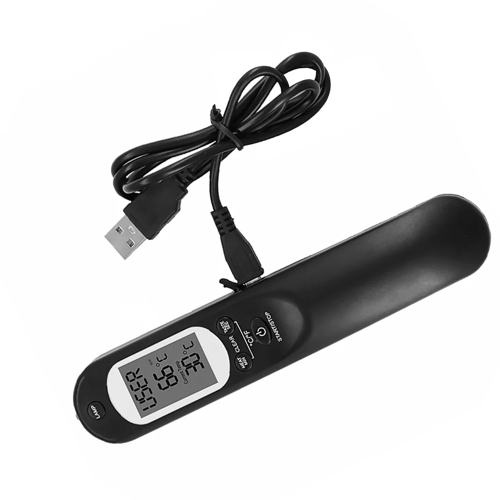 

Cooking Digital Food Thermometer Beef LCD Display Temperature Probe Thermometer USB Rechargeable Temperature Measuring Tool
