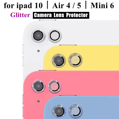 Блестящее металлическое кольцо для защиты объектива камеры для Ipad 10 Air 5 Air4 10,9 Mini 6 8,3 дюйма 2022 Алмазный защитный чехол для камеры