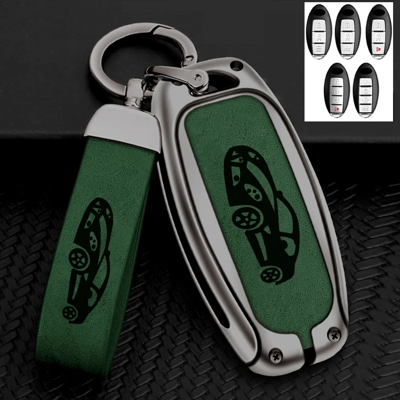 New Alloy Key Car Case Cover Shell For Infiniti QX60 QX50 QX30 Q60 Q30 Q70L Q70 Q50 JX QX M G37 FX50 FX35 QX56 M45 FX45 Q45