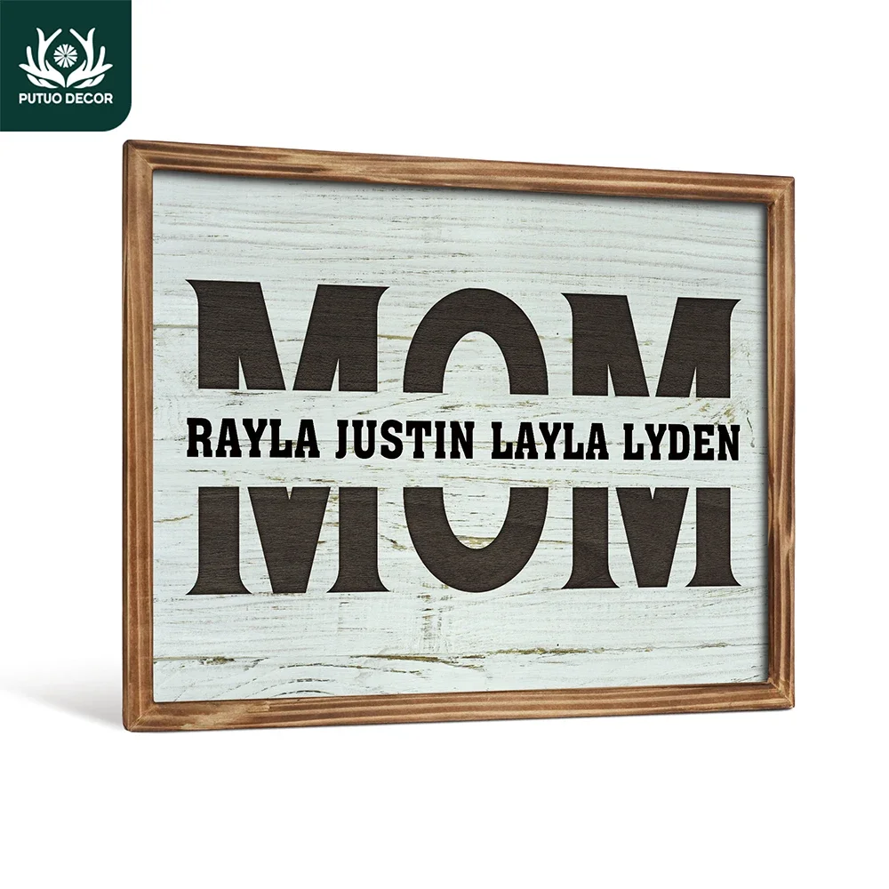 Putuo Decor 1 шт. художественная деревянная вывеска на заказ декоративная живопись