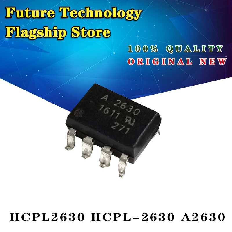 

10PCS new original HCPL2630 HCPL-2630 A2630 SMD SOP8 optocoupler