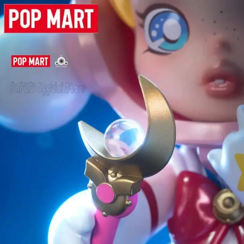 Фото POPMART SKULLPANDA Серия Сейлор Мун Аниме Фигурка Слепая коробка Угадай Сумка Орнамент Фигурки Настольные куклы Модель №1