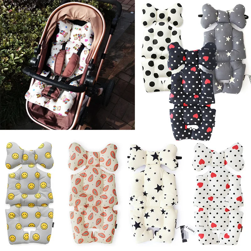 Baby Stroller Liner Babi Car Seat Cushion Cotton Seat Pad Infant Cart Mattress Mat Newborn Carriage Pram Stroller Accessories