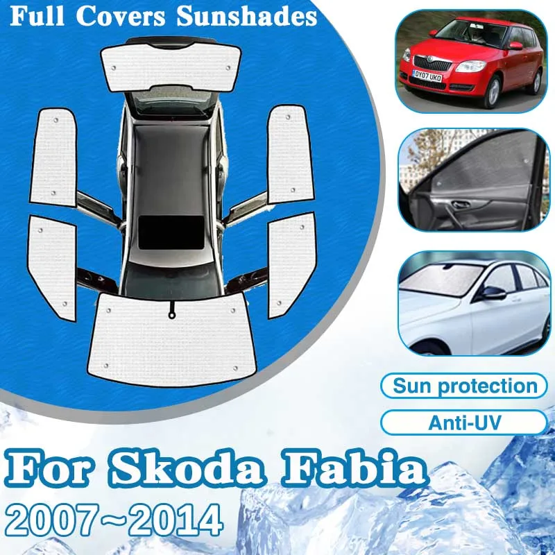 Для Skoda Fabia аксессуары MG 2 5J 2007 ~ 2014 автомобильные окна козырек лобовое стекло