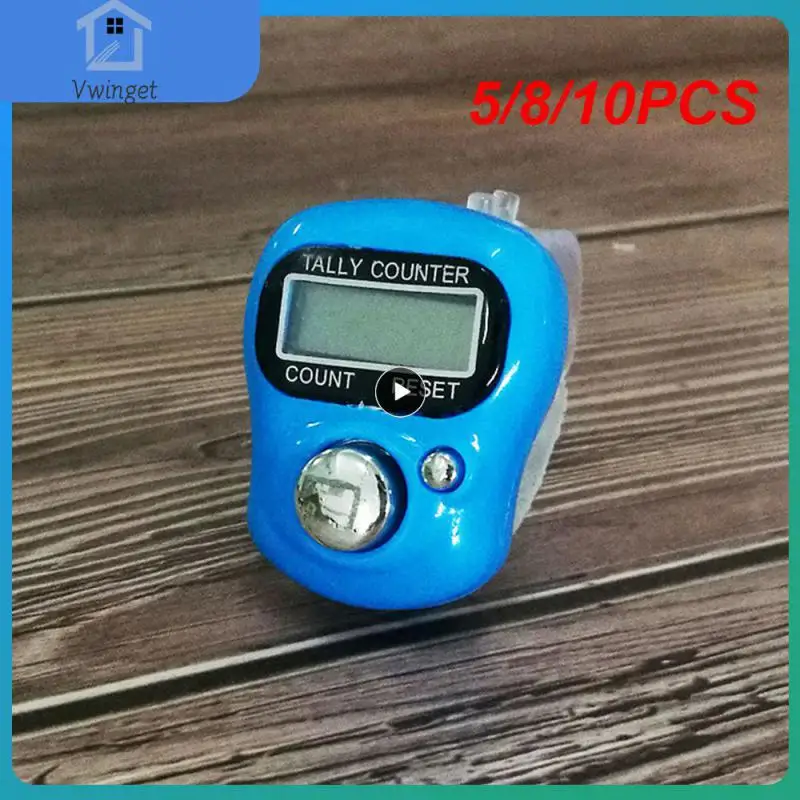 

5/8/10PCS Long Service Life High Definition Large Screen Lcd Digital Display Counter Upgrade Button