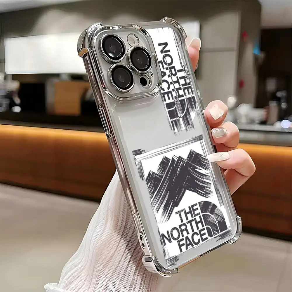 Чехол для телефона T-The NorthS F-Faces с покрытием для iPhone 17 Pro Max, 16E, 15, 14 Plus, 13, 12, 11 Air, противоударный, с воздушной подушкой, мягкий чехол (art.: 3920dbc355fbd) - 3920dbc355fbd