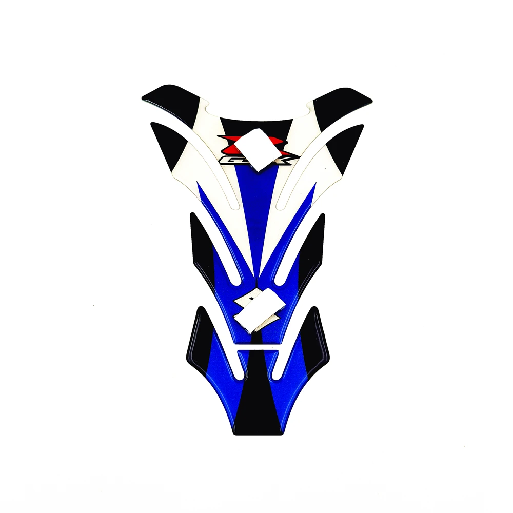 

For Suzuki GSX1300R GSXR1300 Universal NEW 3D Resin Reflective Blue Fishbone Decals Motorcycle Fuel Tank Pad Protective Stickers