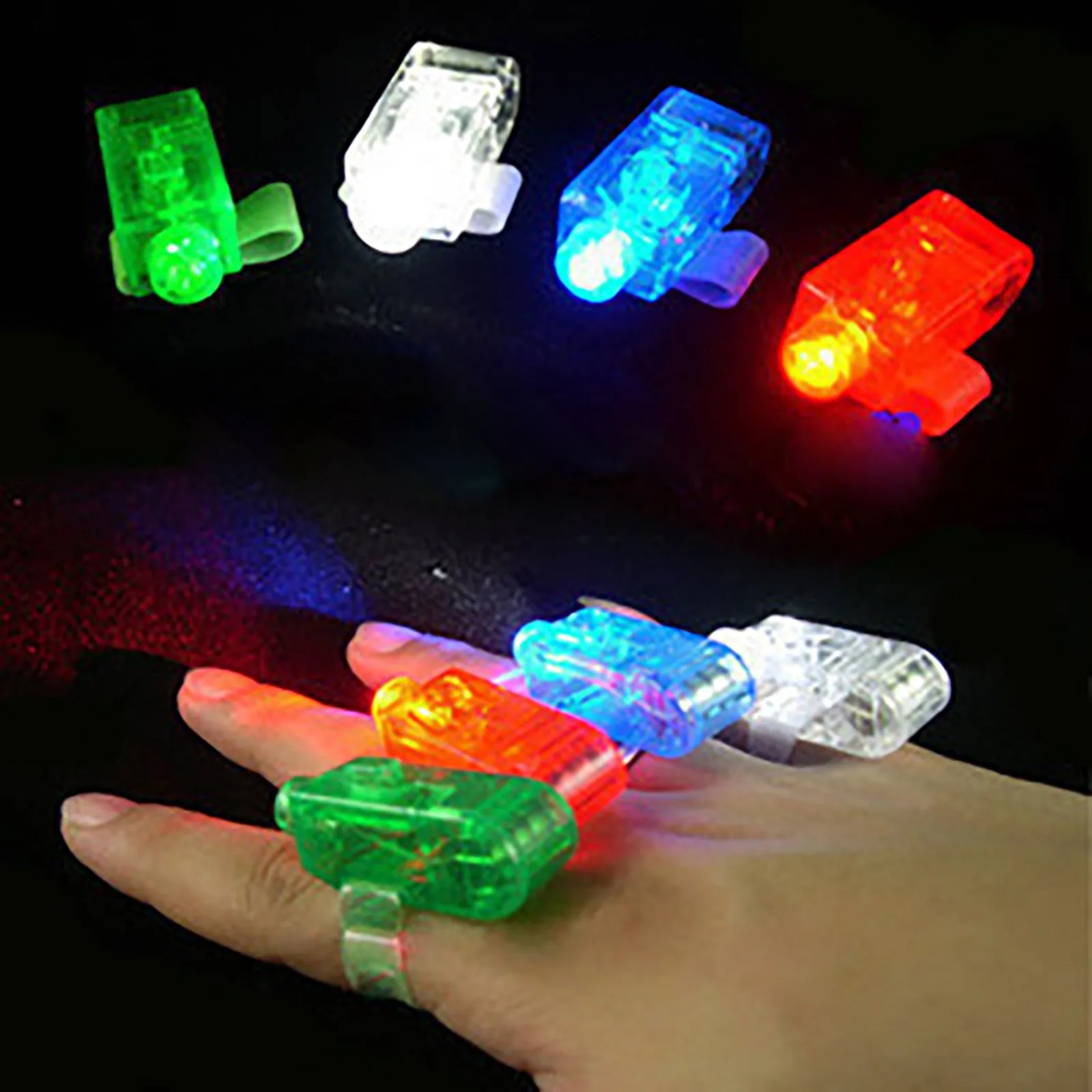 

Светильник ное кольцо на палец, светящаяся палочка для детей и взрослых, яркие товары для вечеринок, праздничные светящиеся игрушки, различные цвета