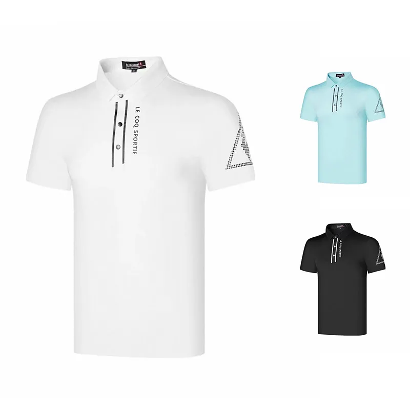 

New golf clothing men's t-shirt sports quick-drying golf clothes men's clothing short-sleeved polo shirt jersey top