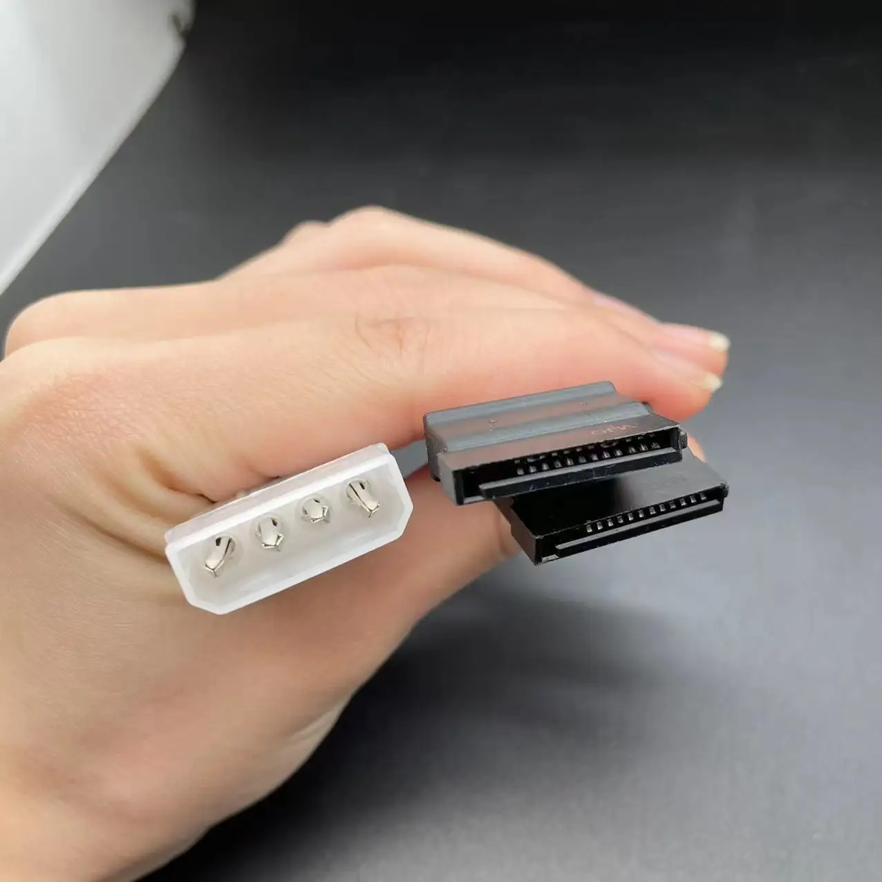 Кабель-адаптер питания для жесткого диска ATA SATA 4 контакта IDE Molex-2 из 15 контактов 10