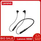 Оригинальные беспроводные наушники Lenovo XE66 TWS с шейным ободом спортивные Bluetooth наушники-вкладыши гарнитура с микрофоном шумоподавление