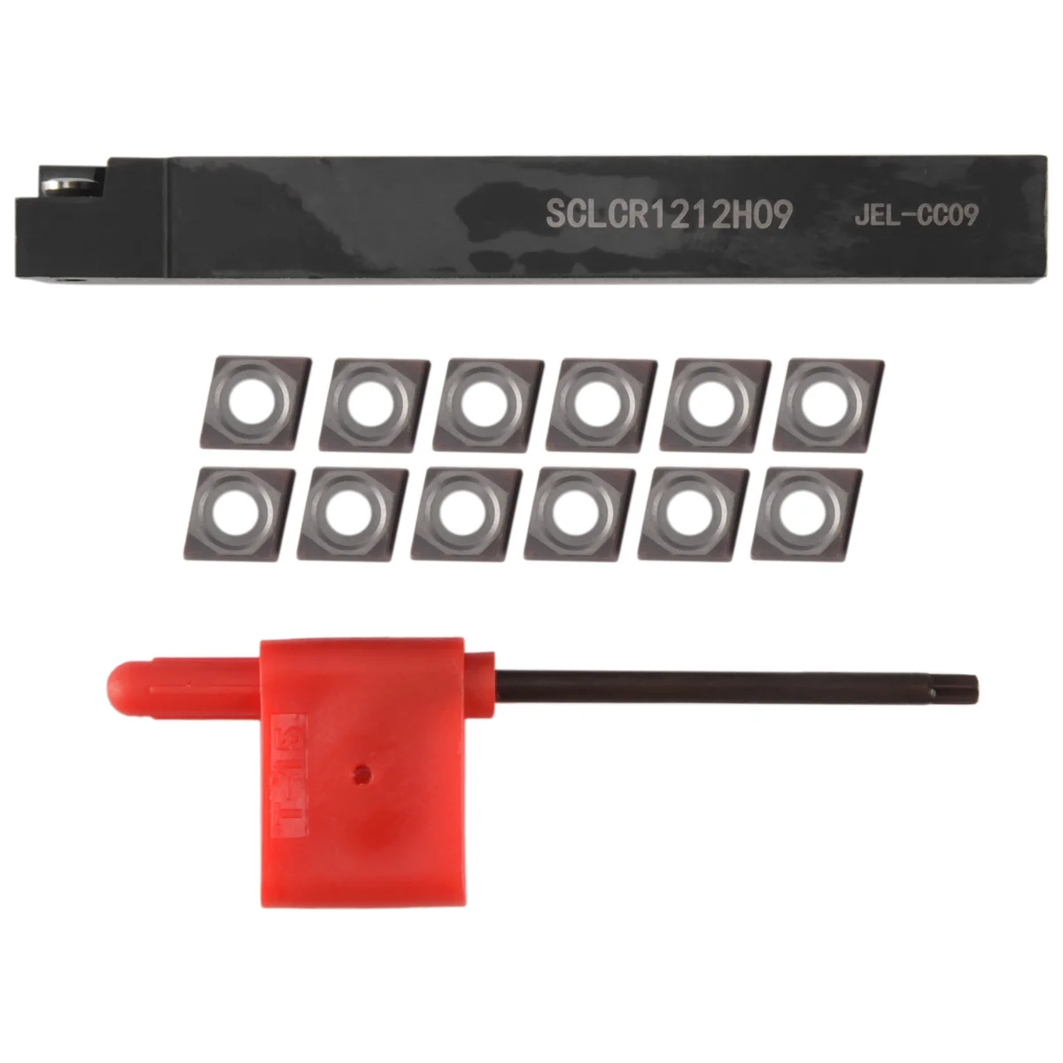 SCLCR1212H09 держатель токарного станка резак с 10 шт CCMT09T304-PM лезвия вставки CNC 100 мм