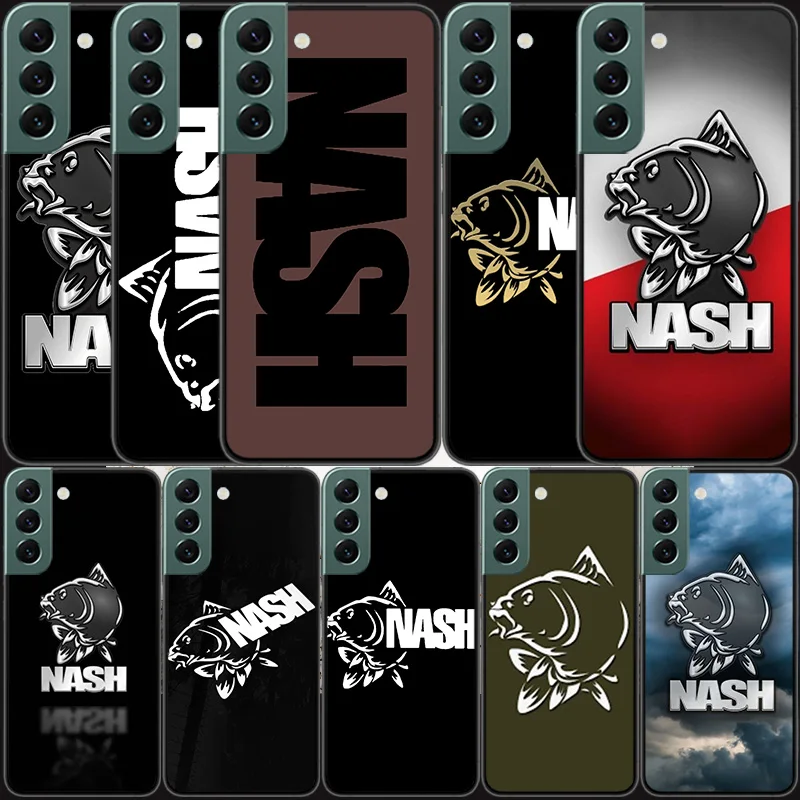 

Nash Fishing Logo Phone For Samsung Galaxy A02S A12 A22 A32 A42 A52S A72 4G 5G A03S A13 A23 A33 A53 A73 A9 A8 A7 A6 Case Cover