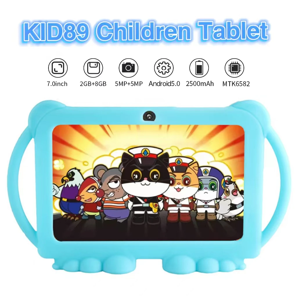 New 7 Inch Children's Tablet  Android 5.0 Quad Core 8GB 2500mAh WiFi Network Tablet Pc Kid Gift Android Tablets