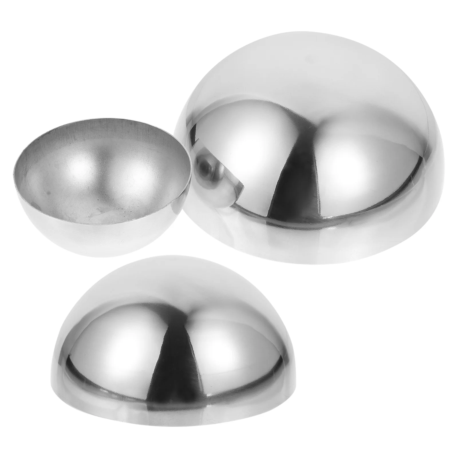 

Gazing Hollow Half Globe Mirror Sphere Decorative Garden Stainless Steel Hemispherereflective Wall Seamless Spheres Polished