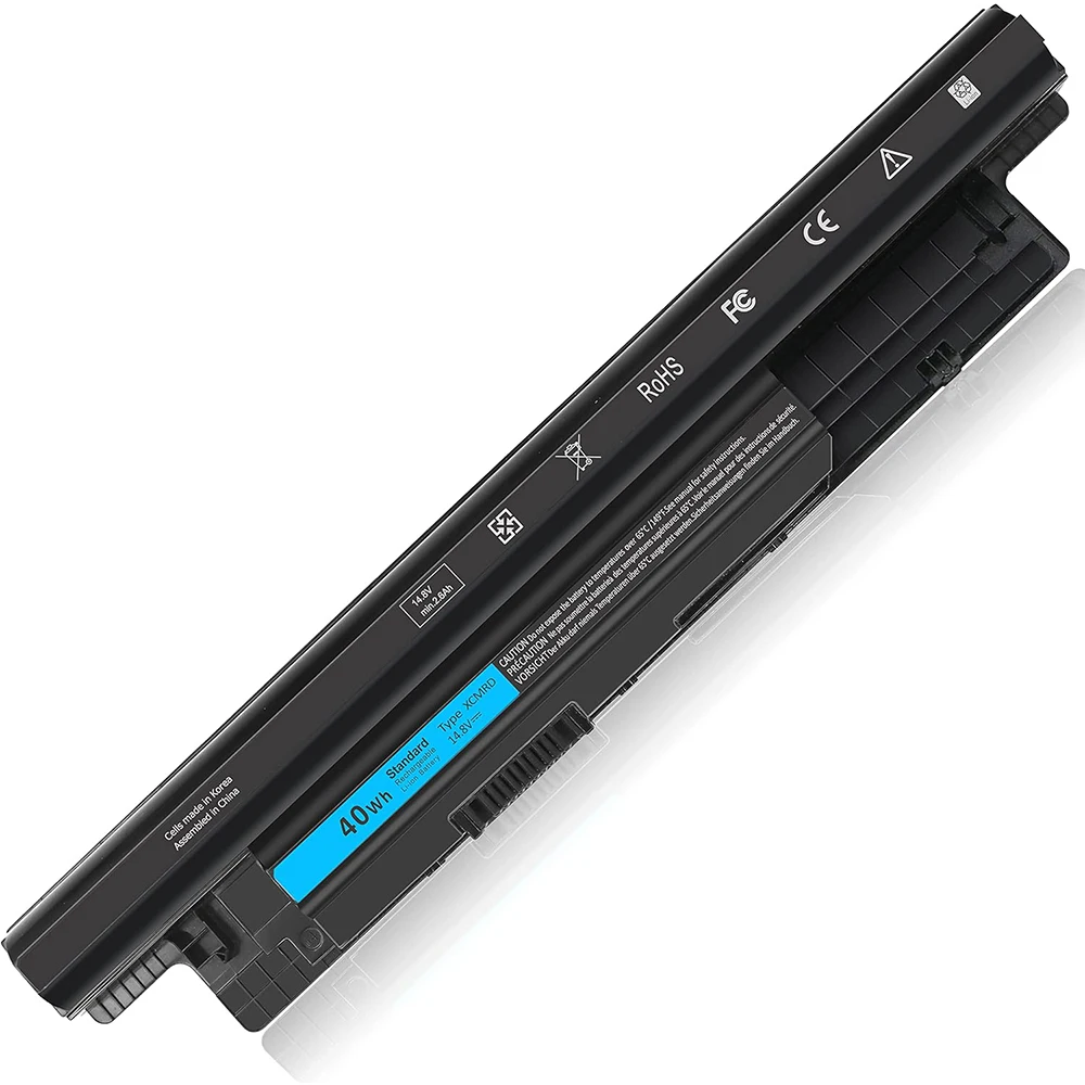 Фото XCMRD 40Wh литий-ионный аккумулятор 14.8V, совмест***й с Dell Inspiron 14R 14 17 17R 15 15R 3000 5000 3521 3543 3421 5721 5537 17-3721 15-3537 3521 5537 5521 N121Y Y1G4M.  312-1387 XRDW2 YGMTN, широта 3440 3540 №5
